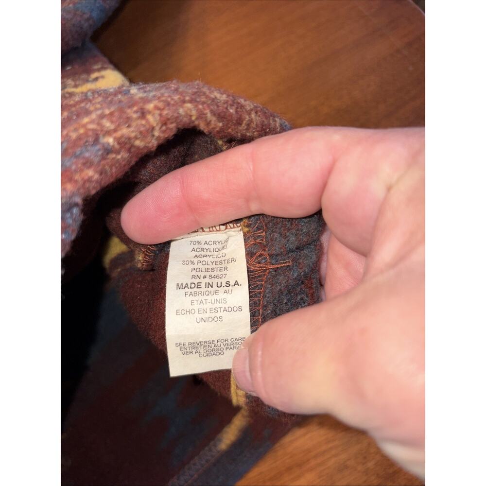 Bear Ridge Outfitters Fleece Jacket Men's Sz M Aztec Southwestern - Picture 3 of 6